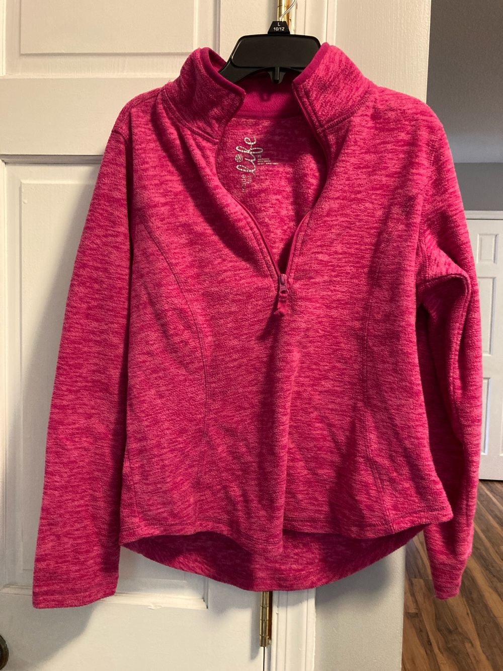 made for life Hot Pink Heather Half-Zip Pullover
